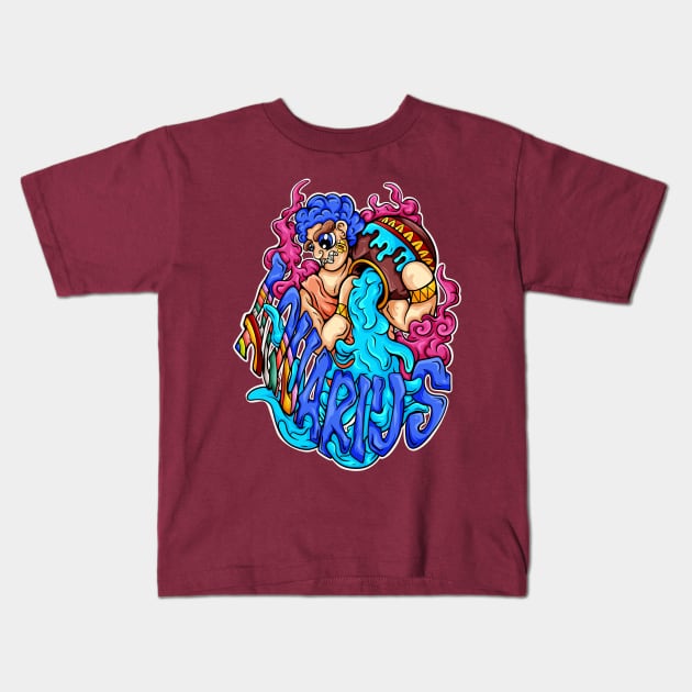 AQUARIUS Kids T-Shirt by Koyung500